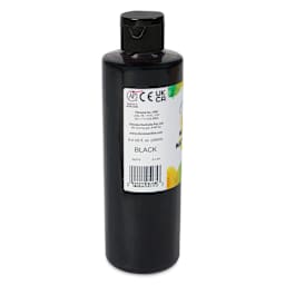 Chroma Liquid Washable Watercolor Paint - Black, 8.4 oz, Bottle, back