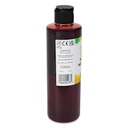 Chroma Liquid Washable Watercolor Paint - Coral, 8.4 oz, Bottle, back