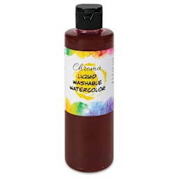 Chroma Liquid Washable Watercolor Paint - Coral, 8.4 oz, Bottle, front