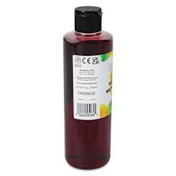 Chroma Liquid Washable Watercolor Paint - Orange, 8.4 oz, Bottle, back