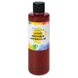 Chroma Liquid Washable Watercolor Paint - Orange, 8.4 oz, Bottle, front