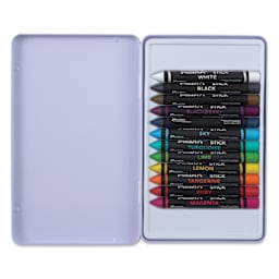 Ranger Dina Wakley Scribble Water-Soluble Pigment Sticks - Set 1, Set of 12