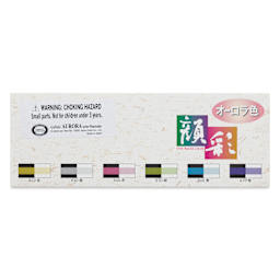 Aitoh Japanese Watercolor - Interference Colors, Set of 6 front of package