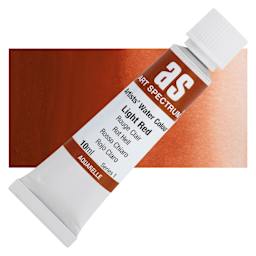 Art Spectrum Artists’ Watercolor Tube - Light Red, 10 ml tube and swatch