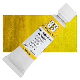 Art Spectrum Artists’ Watercolor Tube - Aureolin, 10 ml tube and swatch