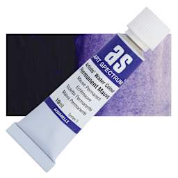 Art Spectrum Artists’ Watercolor Tube - Permanent Mauve, 10 ml tube and swatch