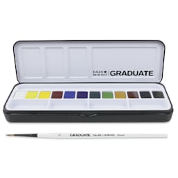 Daler-Rowney Graduate Watercolor Half Pans - Set of 12