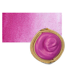 Beam Paints Watercolor Paintstone - Beach Rose stone and swatch