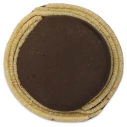 Beam Paints Watercolor Paintstone - Cub Brown top view