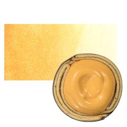 Beam Paints Watercolor Paintstone - Morning Peach stone and swatch