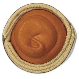 Beam Paints Watercolor Paintstone - Pumpkin Orange top view