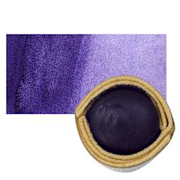 Beam Paints Watercolor Paintstone - Violet stone and swatch