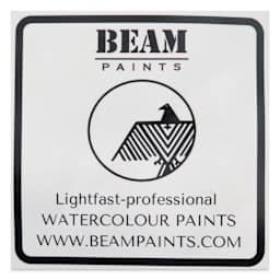 Beam Watercolor Travel Dot Card - 4 colors, 80's Cool back of card