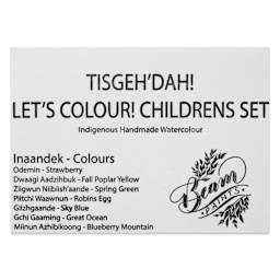 Beam Watercolor Travel Dot Card - 8 Colors, Tisgeh'dah Children's Palette front