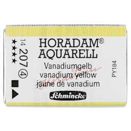 Schmincke Horadam Aquarell Watercolor - Vanadium Yellow, Full Pan