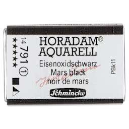 Schmincke Horadam Aquarell Watercolor - Mars Black, Full Pan