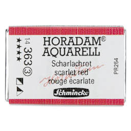 Schmincke Horadam Aquarell Watercolor - Scarlet Red, Full Pan