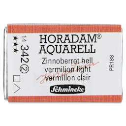 Schmincke Horadam Aquarell Watercolor - Vermilion Light, Full Pan