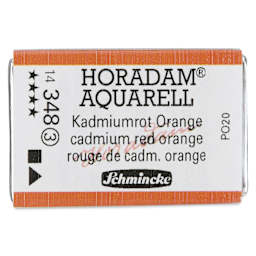 Schmincke Horadam Aquarell Watercolor - Cadmium Red Orange, Full Pan