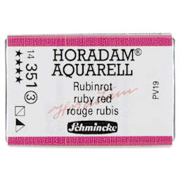 Schmincke Horadam Aquarell Watercolor - Ruby Red, Full Pan