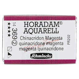 Schmincke Horadam Aquarell Watercolor - Quinacridone Magenta, Full Pan