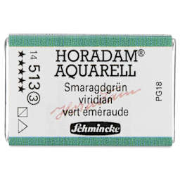 Schmincke Horadam Aquarell Watercolor - Viridian, Full Pan