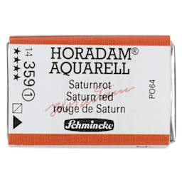 Schmincke Horadam Aquarell Watercolor - Saturn Red, Full Pan
