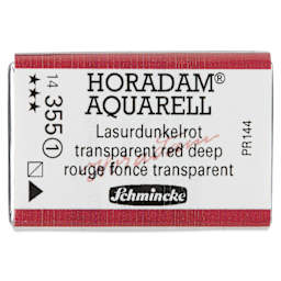 Schmincke Horadam Aquarell Watercolor - Transparent Red Deep, Full Pan