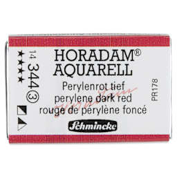 Schmincke Horadam Aquarell Watercolor - Perylene Dark Red, Full Pan