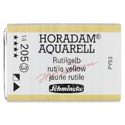 Schmincke Horadam Aquarell Watercolor - Rutile Yellow, Full Pan