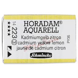 Schmincke Horadam Aquarell Watercolor - Cadmium Yellow Lemon, Full Pan