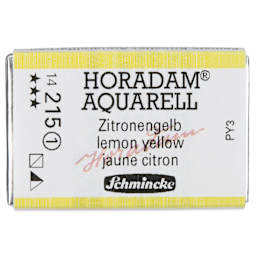Schmincke Horadam Aquarell Watercolor - Lemon Yellow, Full Pan