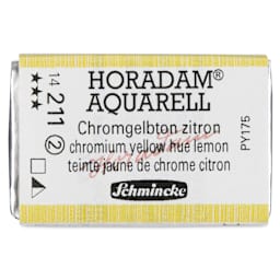 Schmincke Horadam Aquarell Watercolor - Chromium Yellow Hue Lemon, Full Pan