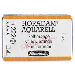 Schmincke Horadam Aquarell Watercolor - Yellow Orange, Full Pan