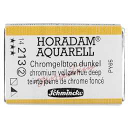 Schmincke Horadam Aquarell Watercolor - Chromium Yellow Hue Deep, Full Pan