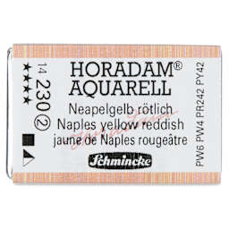 Schmincke Horadam Aquarell Watercolor - Naples Yellow Reddish, Full Pan