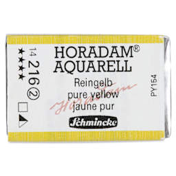 Schmincke Horadam Aquarell Watercolor - Pure Yellow, Full Pan