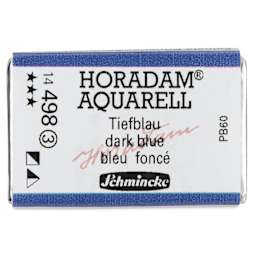 Schmincke Horadam Aquarell Watercolor - Dark Blue, Full Pan