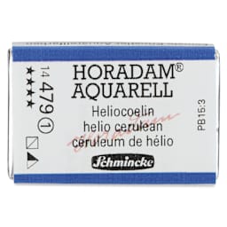 Schmincke Horadam Aquarell Watercolor - Helio Cerulean, Full Pan