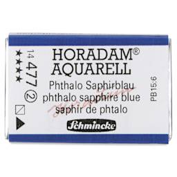 Schmincke Horadam Aquarell Watercolor - Phthalo Sapphire Blue, Full Pan