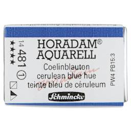 Schmincke Horadam Aquarell Watercolor - Cerulean Blue Hue, Full Pan