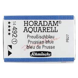 Schmincke Horadam Aquarell Watercolor - Prussian Blue, Full Pan