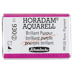 Schmincke Horadam Aquarell Watercolor - Brilliant Purple, Full Pan