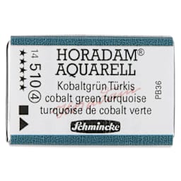 Schmincke Horadam Aquarell Watercolor - Cobalt Green Turquoise, Full Pan