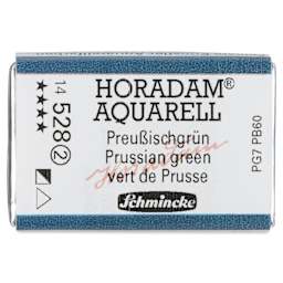 Schmincke Horadam Aquarell Watercolor - Prussian Green, Full Pan