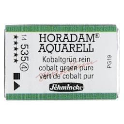 Schmincke Horadam Aquarell Watercolor - Cobalt Green Pure, Full Pan