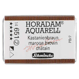 Schmincke Horadam Aquarell Watercolor - Maroon Brown, Full Pan