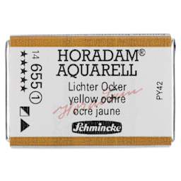 Schmincke Horadam Aquarell Watercolor - Yellow Ochre, Full Pan