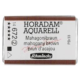Schmincke Horadam Aquarell Watercolor - Mahogany Brown, Full Pan