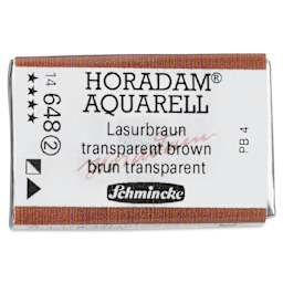 Schmincke Horadam Aquarell Watercolor - Transparent Brown, Full Pan